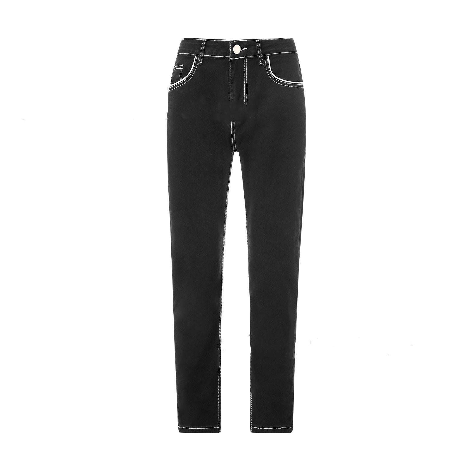 Men's Slim Fit Straight Leg Jeans | Premium Cotton Pencil Pants