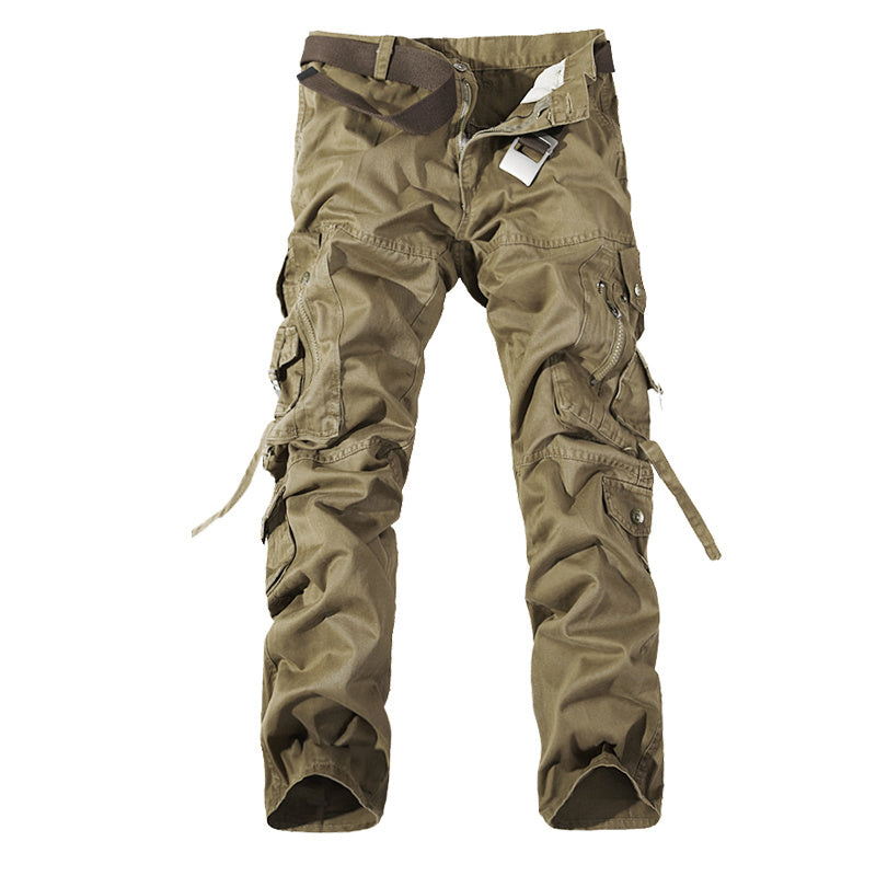 Men's Washed Cargo Pants | Premium Multi-Pocket Design