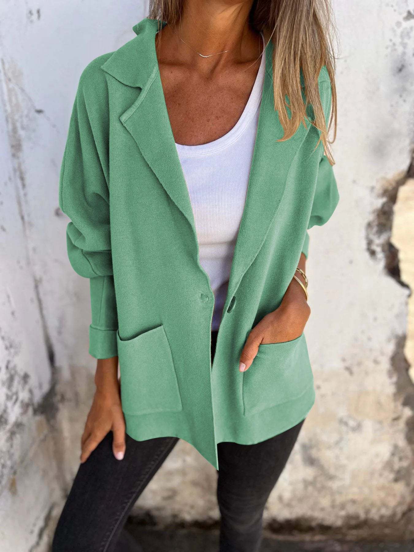 Women's Casual Lapel Jacket