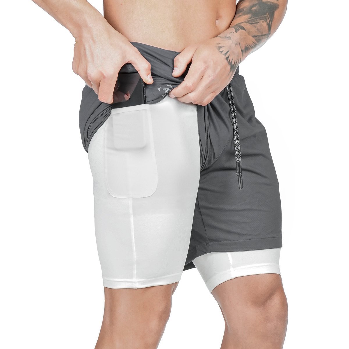 Men's Pocket Compression Shorts | Athletic Performance Wear