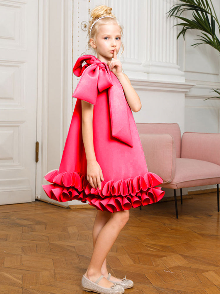 Girl's Bowknot Princess Dress | Celebrity Style Party Wear