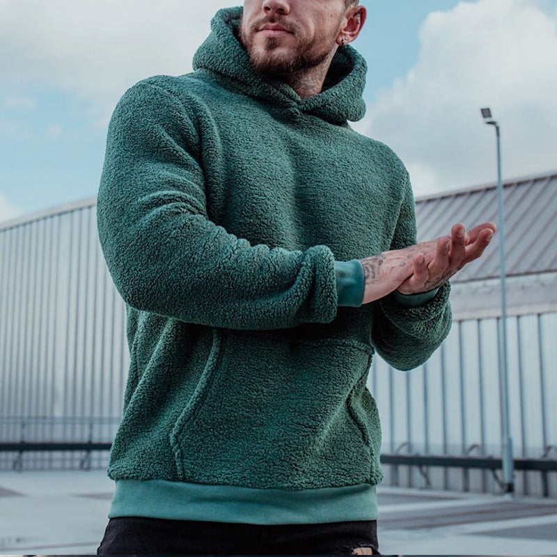 Men’s Plush Hoodie Pullover