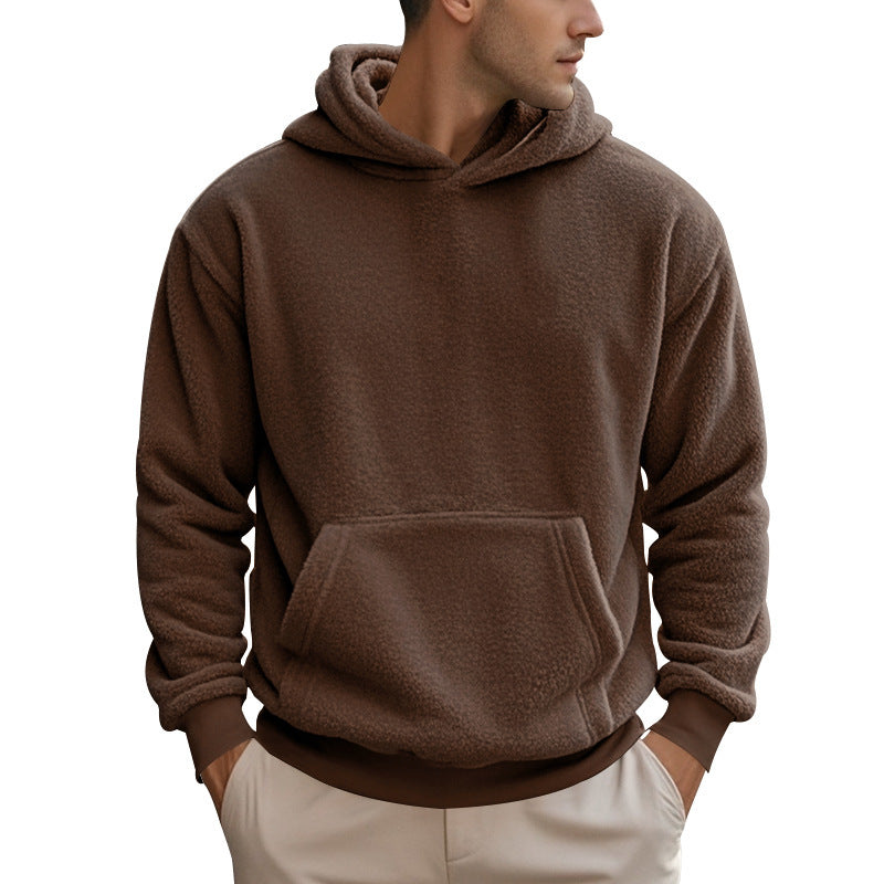 Men’s Double-Sided Velvet Pullover