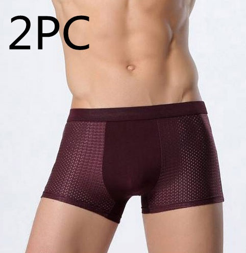 Men's Ice Silk Boxer Briefs | Breathable Mesh Underwear
