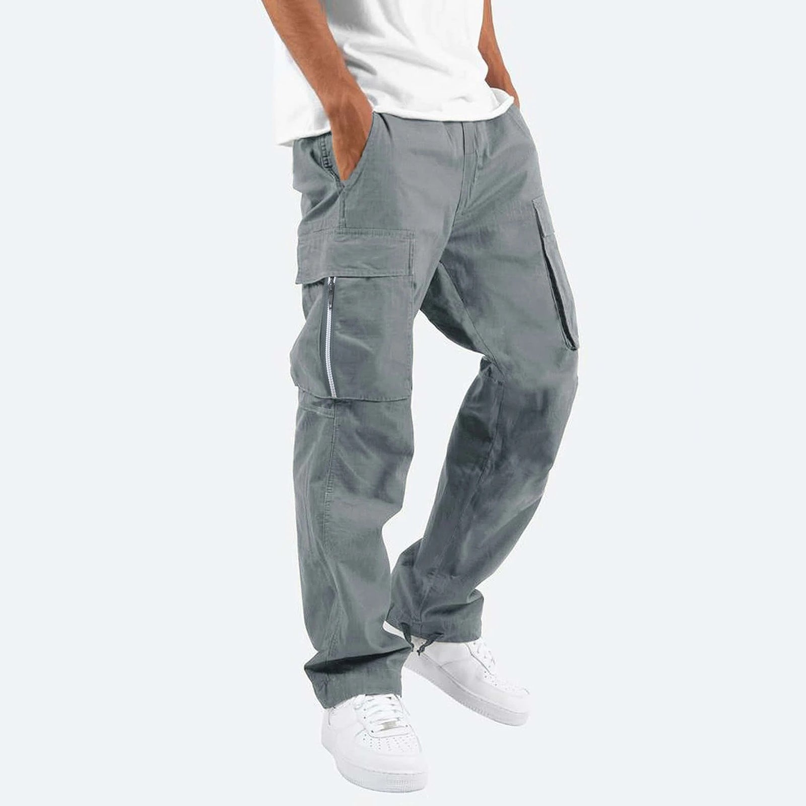 Men's Workwear Overalls | Cotton Blend Casual Pants