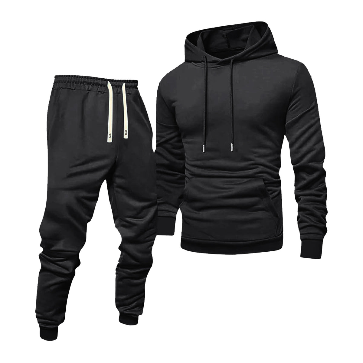Unisex Pullover Hoodie & Jogger Pants Set - Eight Colors