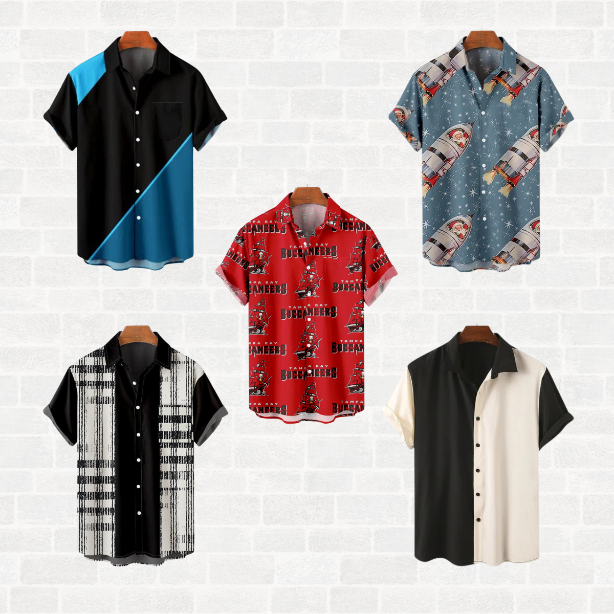 Men's Floral Print Hawaiian Summer Shirt – Short Sleeve Stretch