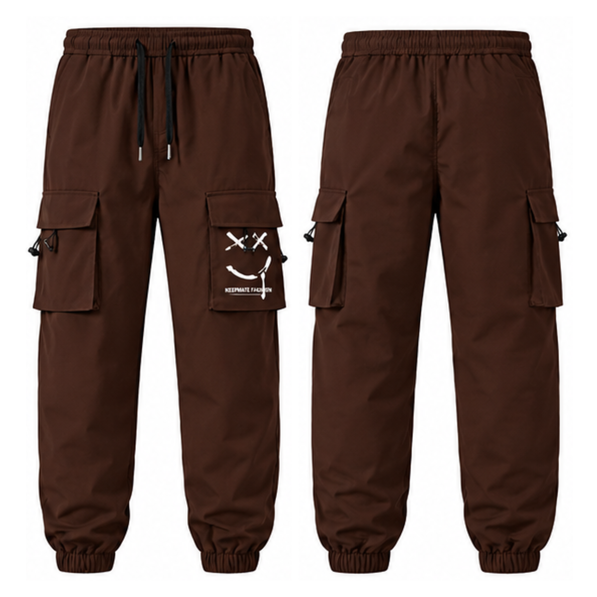 Men's Straight-Leg Ankle-Tied Pants - Wear-Resistant Casual Trousers