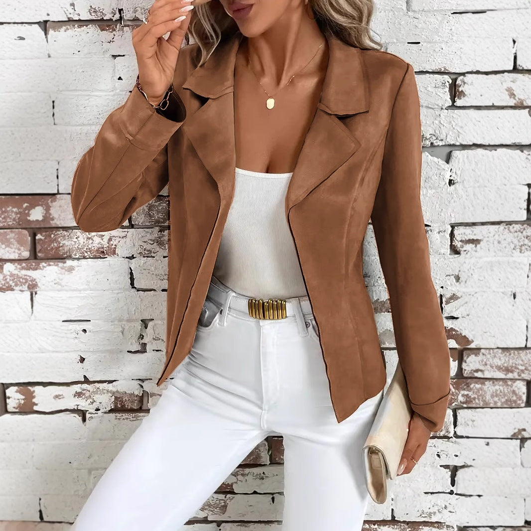 Women's Slim Fit Cardigan Jacket | Autumn Winter Elegant Coat
