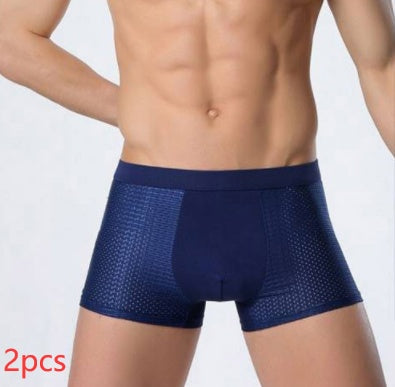 Men's Ice Silk Boxer Briefs | Breathable Mesh Underwear