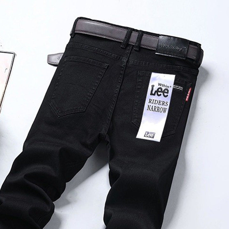 Men's Fleece-Lined Jeans | Winter Warmth Straight Loose Fit Pants