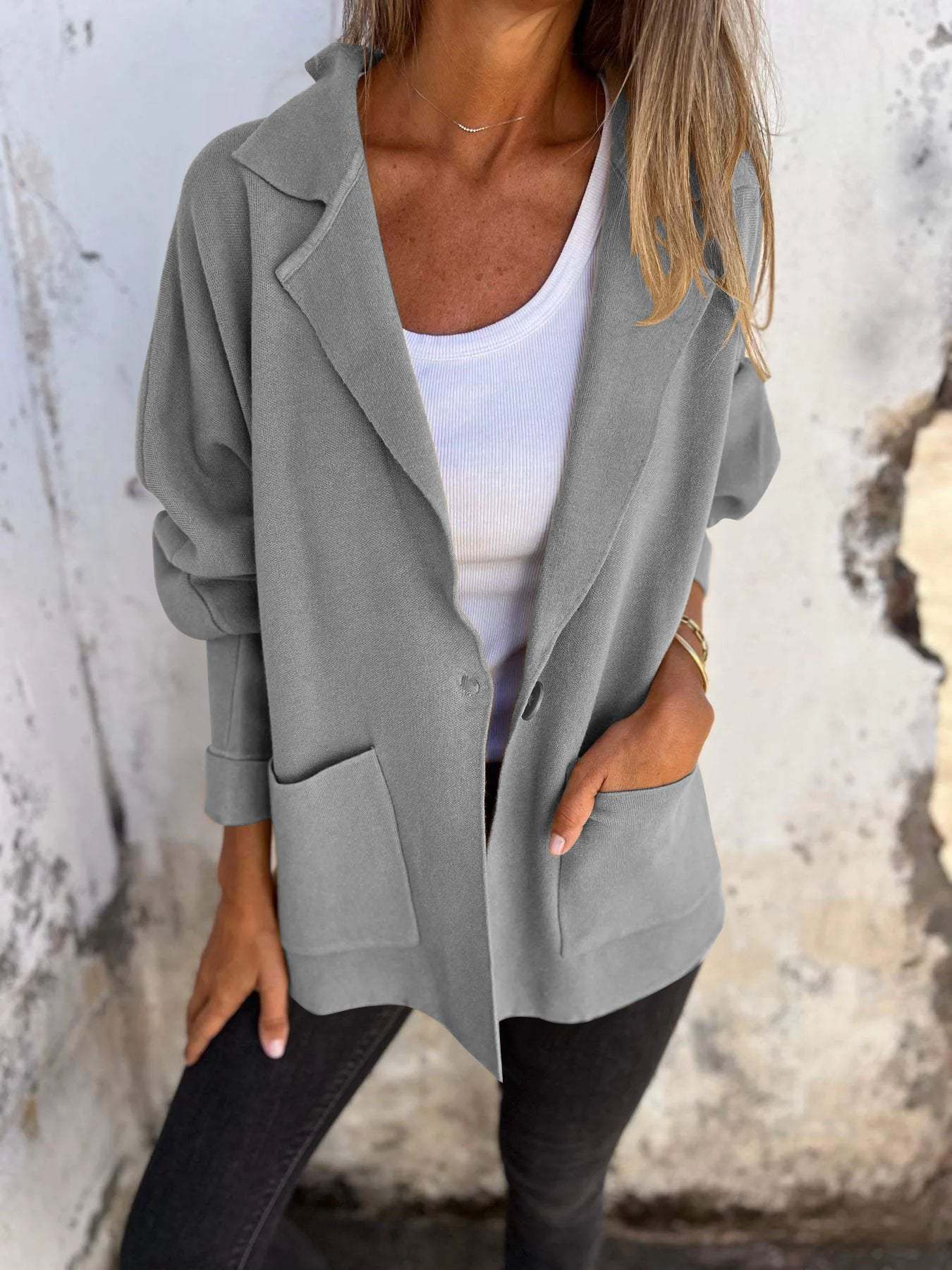 Women's Casual Lapel Jacket
