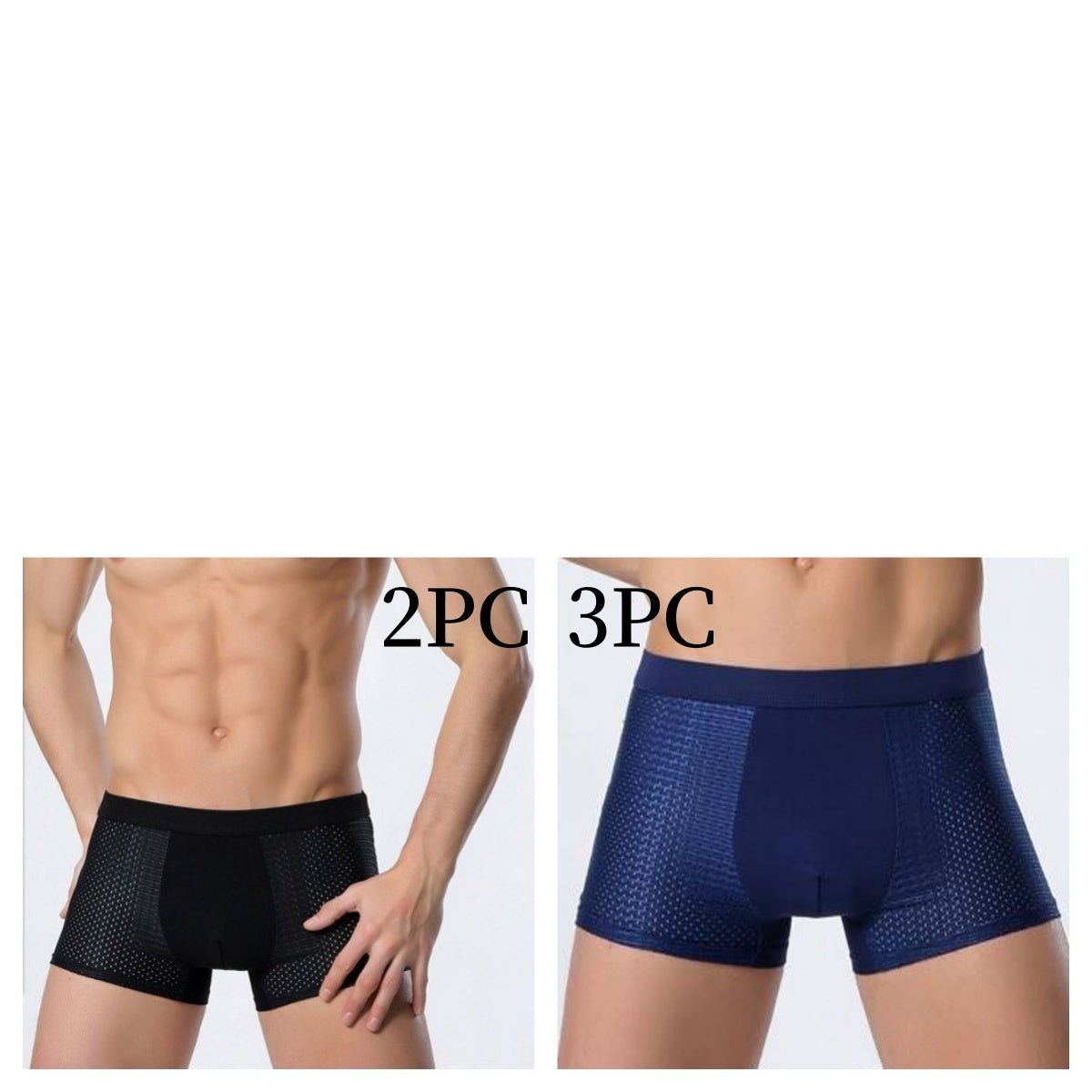 Men's Ice Silk Boxer Briefs | Breathable Mesh Underwear