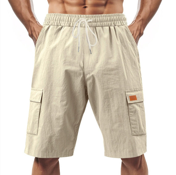 Men's Loose Fit Linen Shorts | Drawstring Sports & Leisure Wear