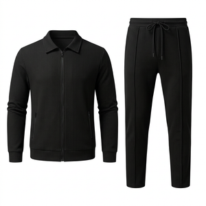 Black jacket and pants set