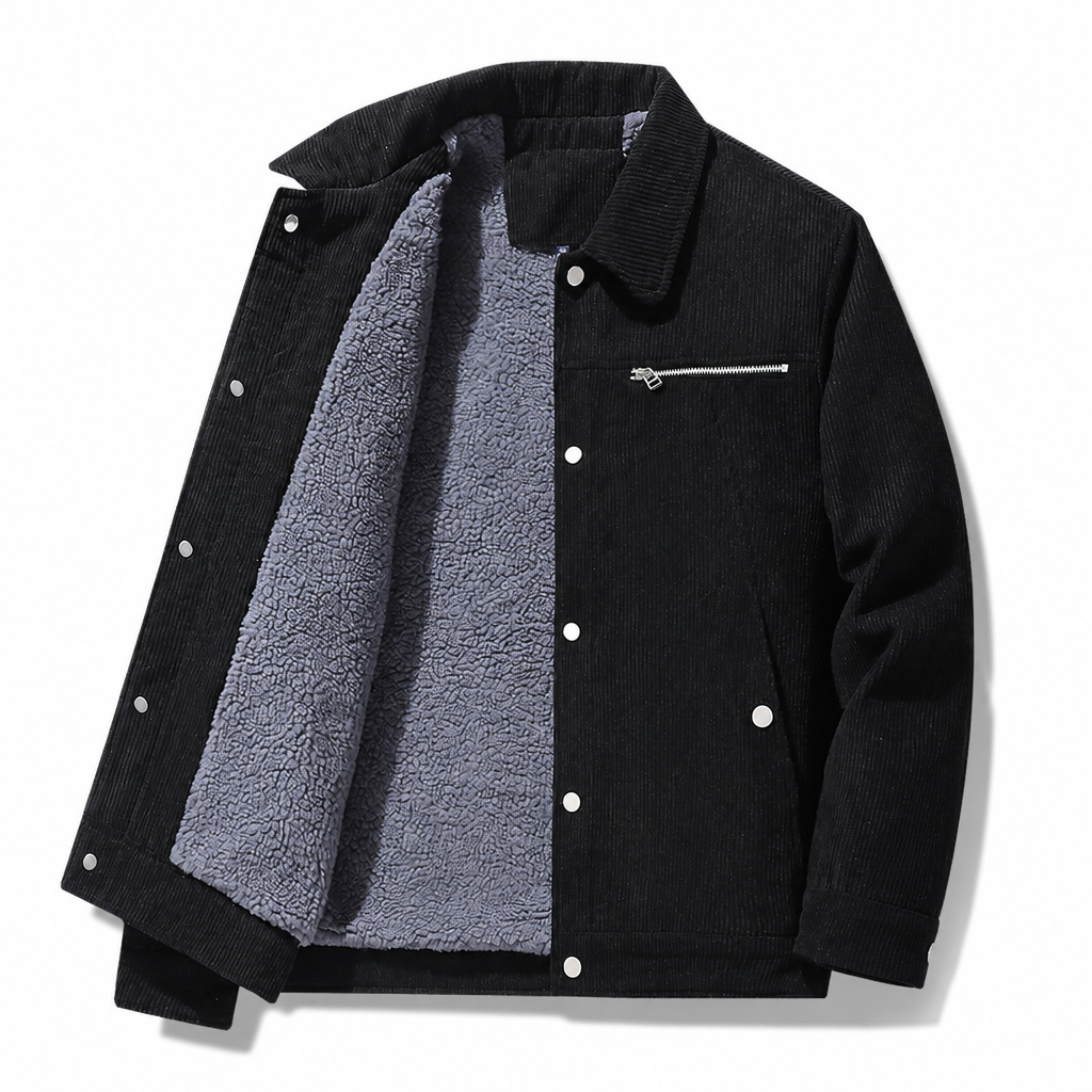 Black jacket without fire graphic