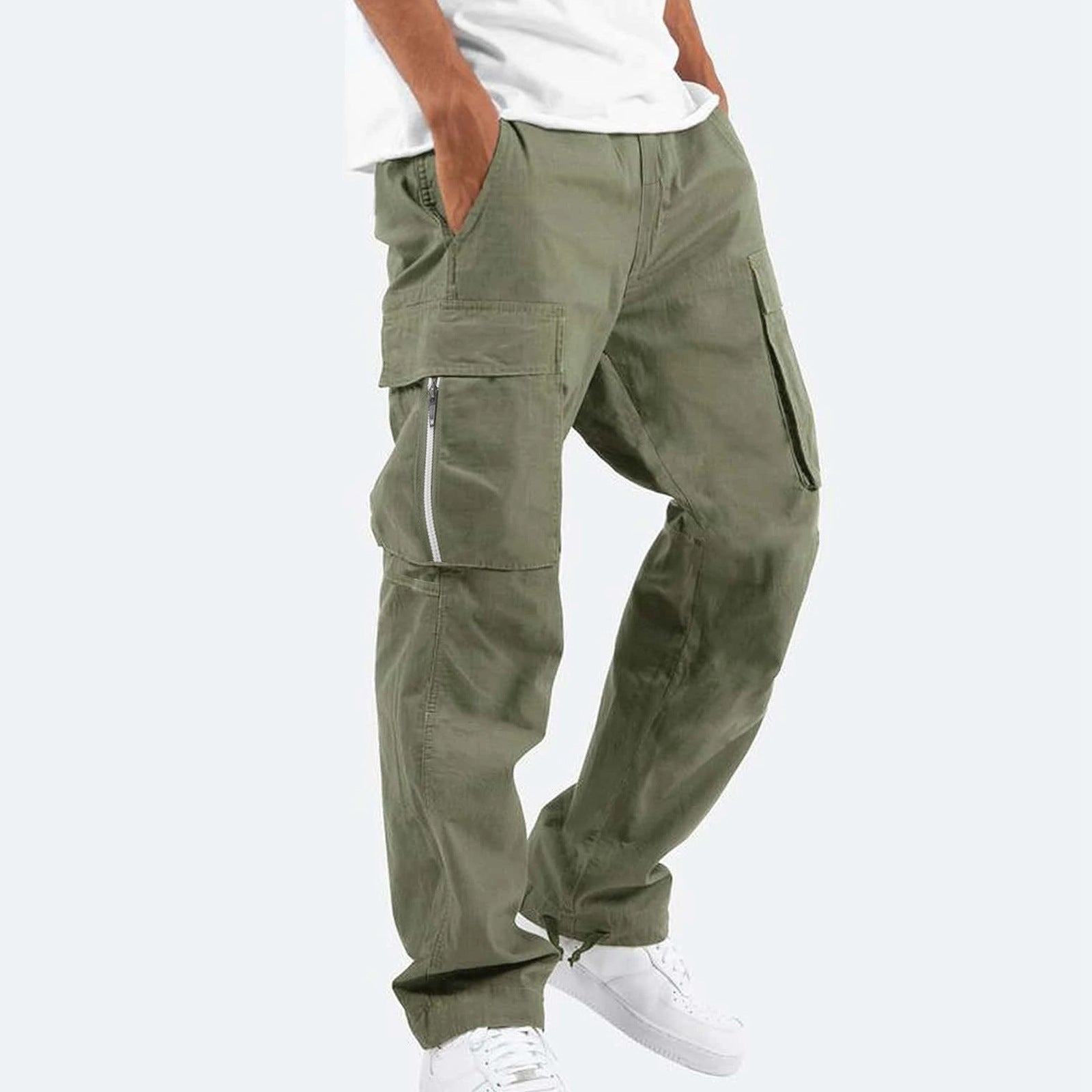 Men's Workwear Overalls | Cotton Blend Casual Pants