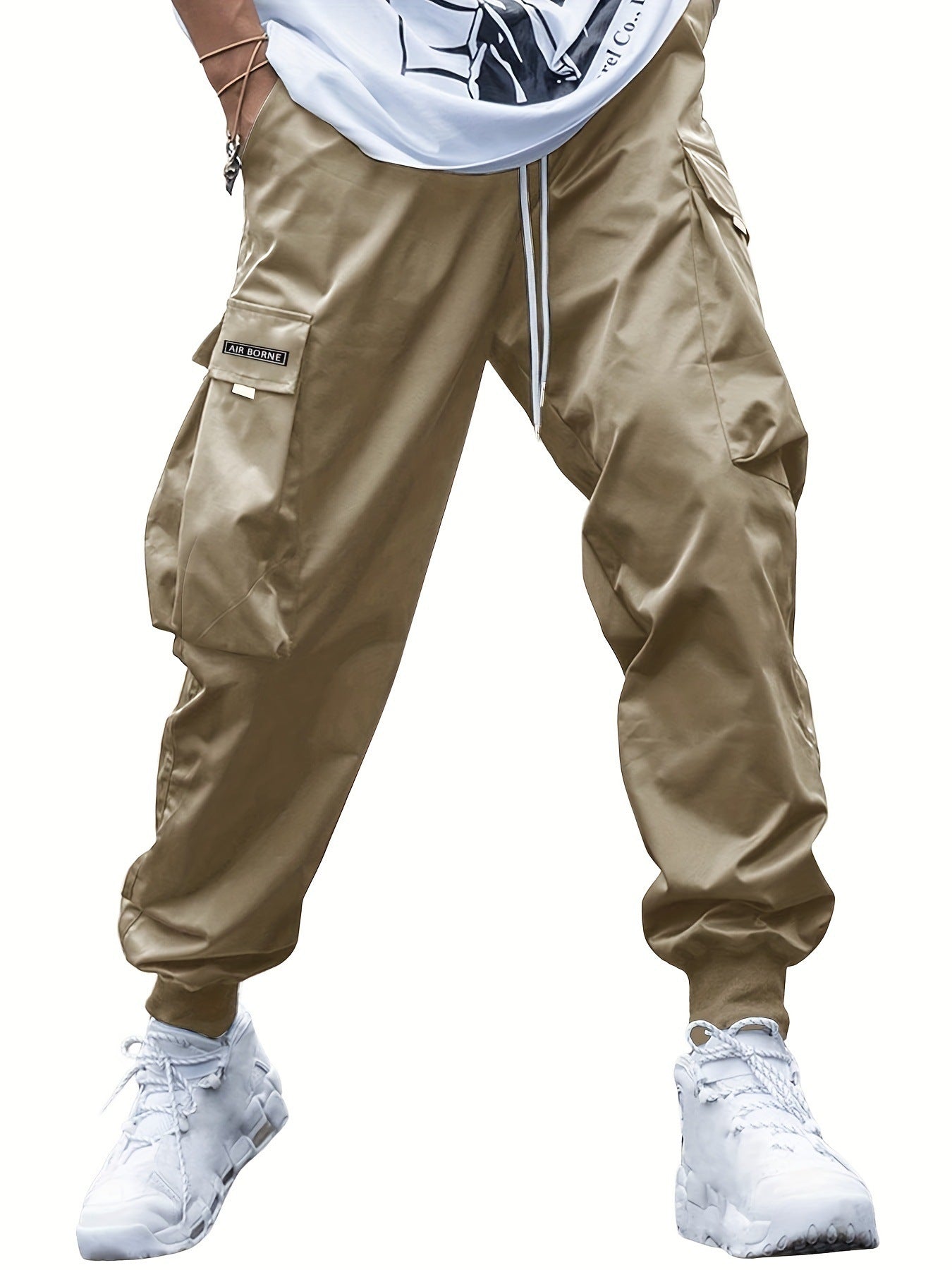 Men's Cargo Pants | Multi-Pocket Hip-Hop Streetwear