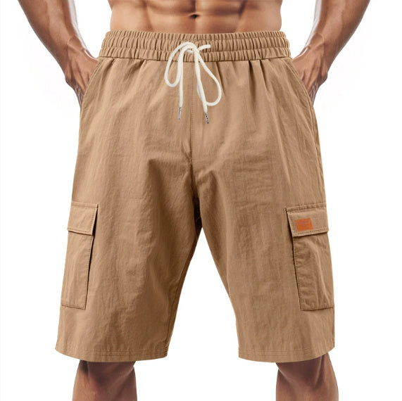 Men's Loose Fit Linen Shorts | Drawstring Sports & Leisure Wear