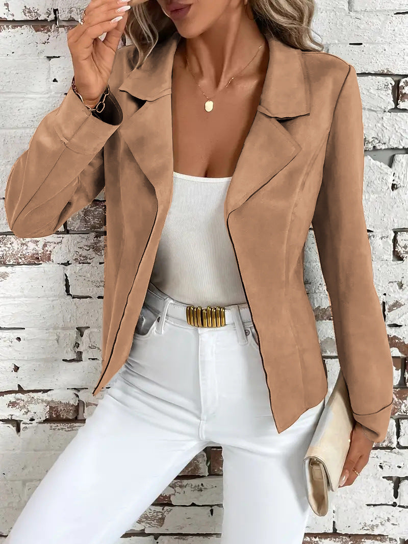 Women's Slim Fit Cardigan Jacket | Autumn Winter Elegant Coat
