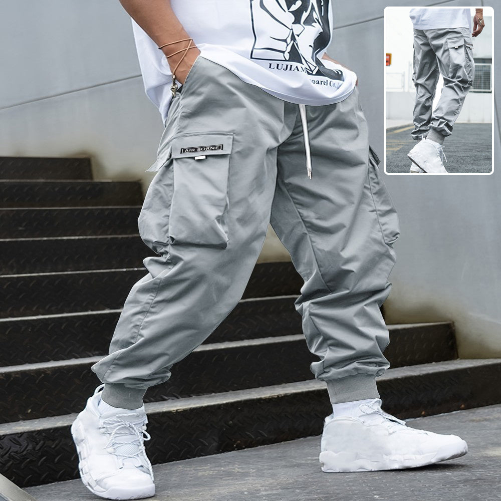 Men's Cargo Pants | Multi-Pocket Hip-Hop Streetwear