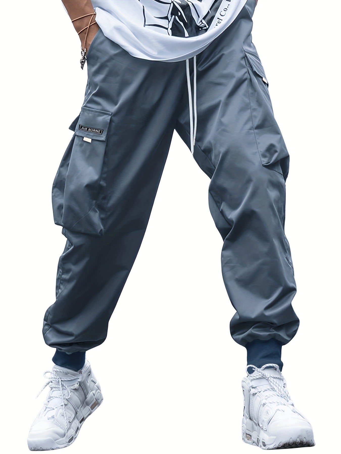 Men's Cargo Pants | Multi-Pocket Hip-Hop Streetwear