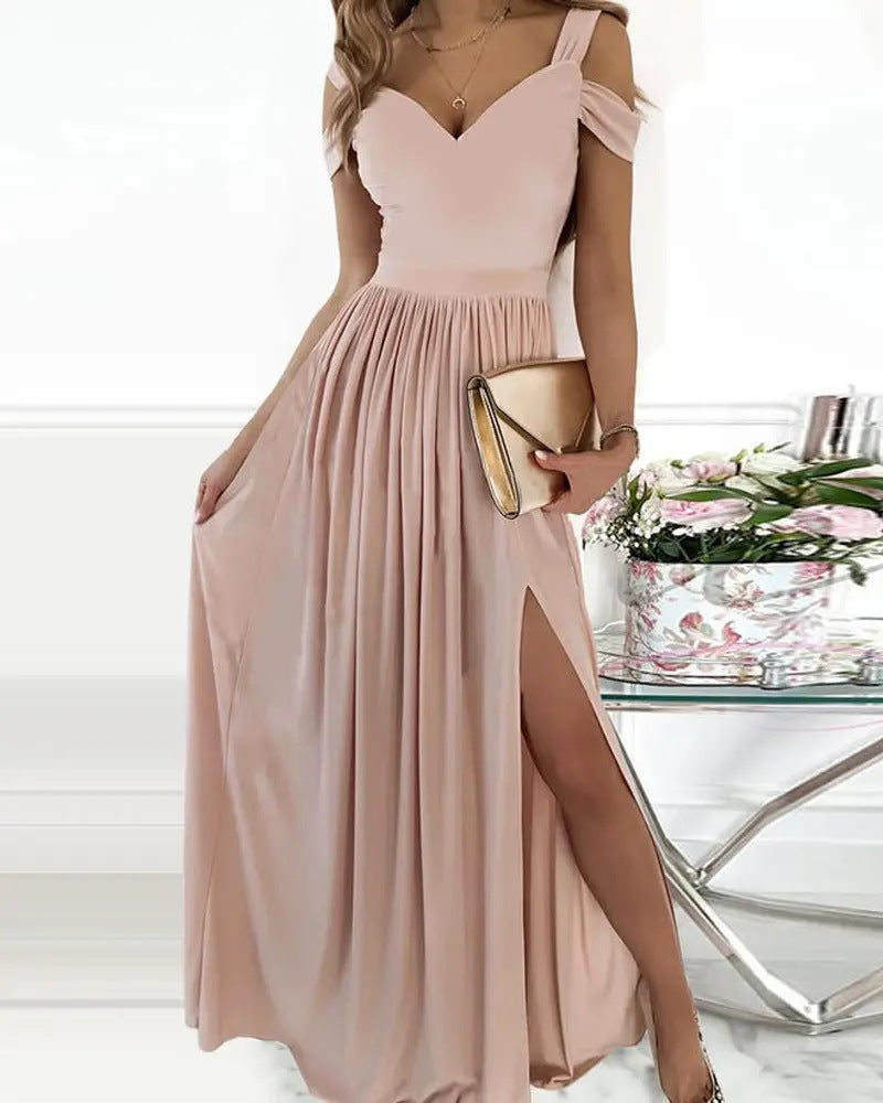Women's Greek Style Pleated Dress
