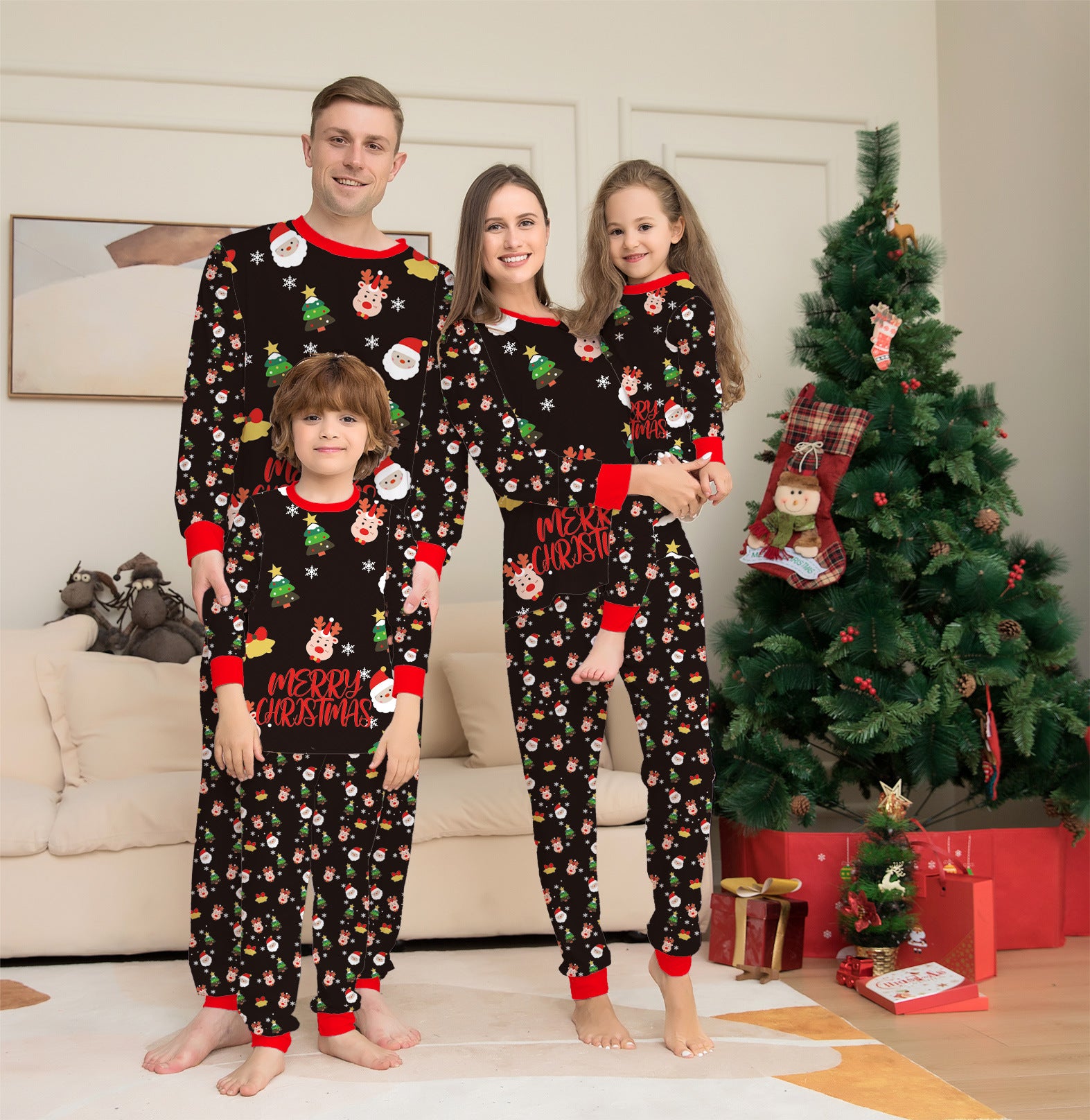 Family Christmas Matching Pajamas Set | PJS Xmas Sleepwear