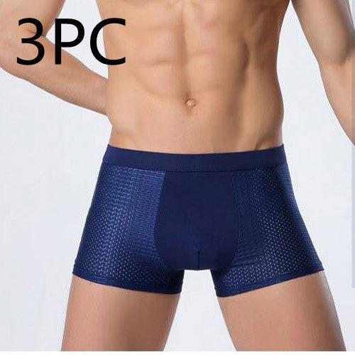 Men's Ice Silk Boxer Briefs | Breathable Mesh Underwear