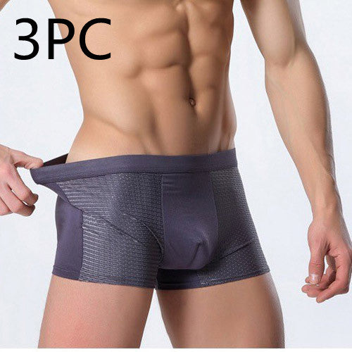 Men's Ice Silk Boxer Briefs | Breathable Mesh Underwear