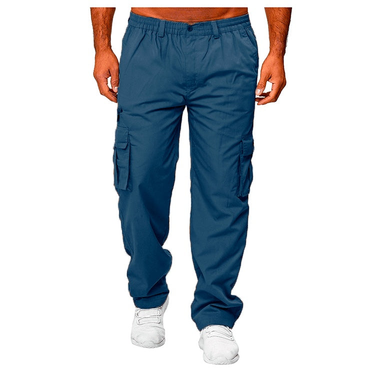 Men's Cargo Pants | Multi-Pocket Loose Straight Fit