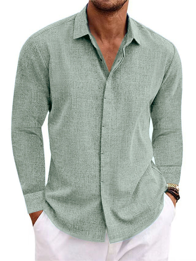 Men's Retro Long Sleeve Shirt