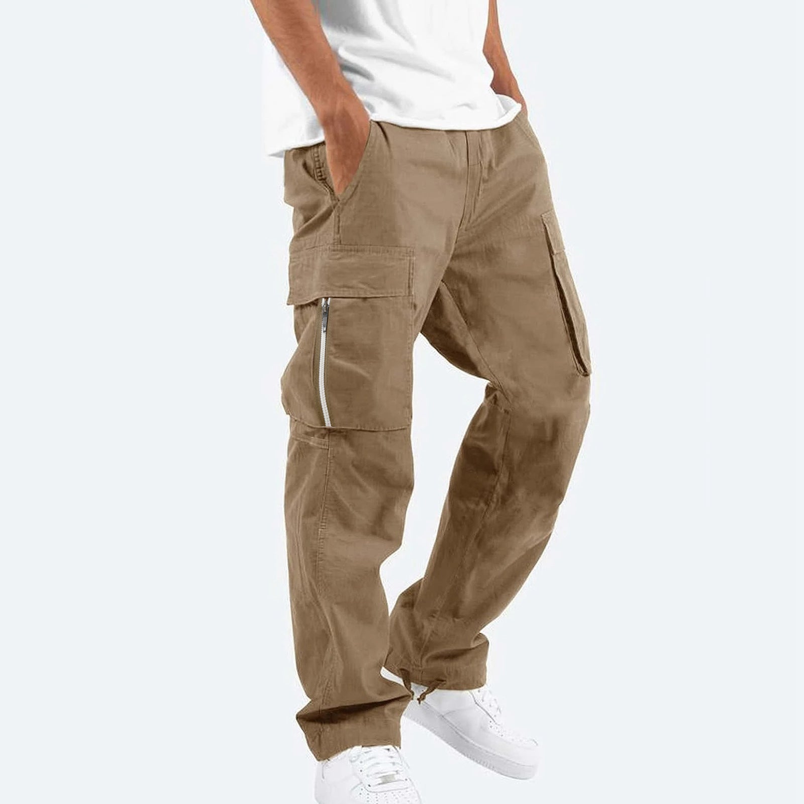 Men's Workwear Overalls | Cotton Blend Casual Pants