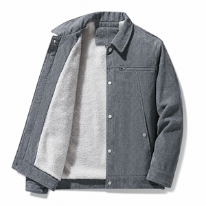 Gray jacket without fire graphic