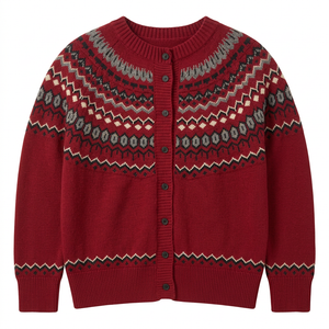 Larger Wine Red cardigan