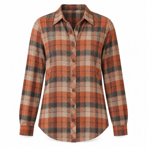 Plaid shirt without the model