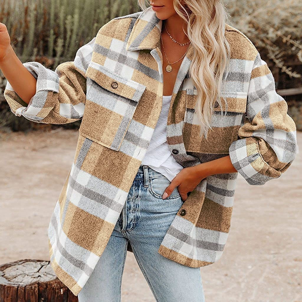 Women’s Woolen Flannel Shirt
