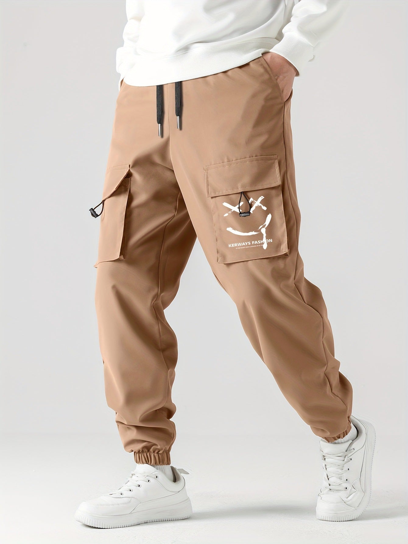 Men's Straight Leg Overalls | Ankle Tied Casual Pants