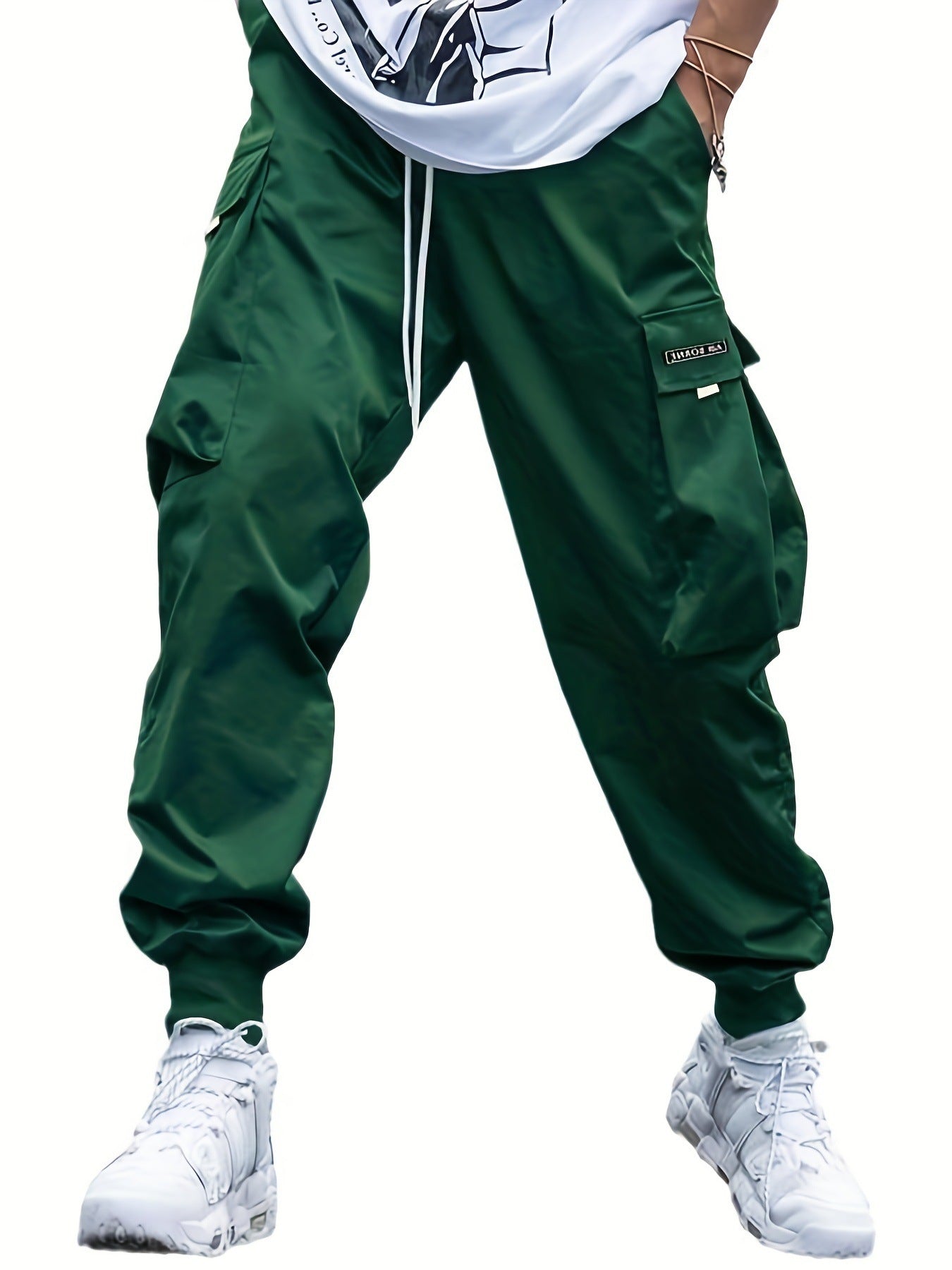 Men's Cargo Pants | Multi-Pocket Hip-Hop Streetwear
