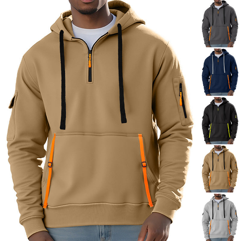 Men’s Fleece-Lined Pullover Hoodie