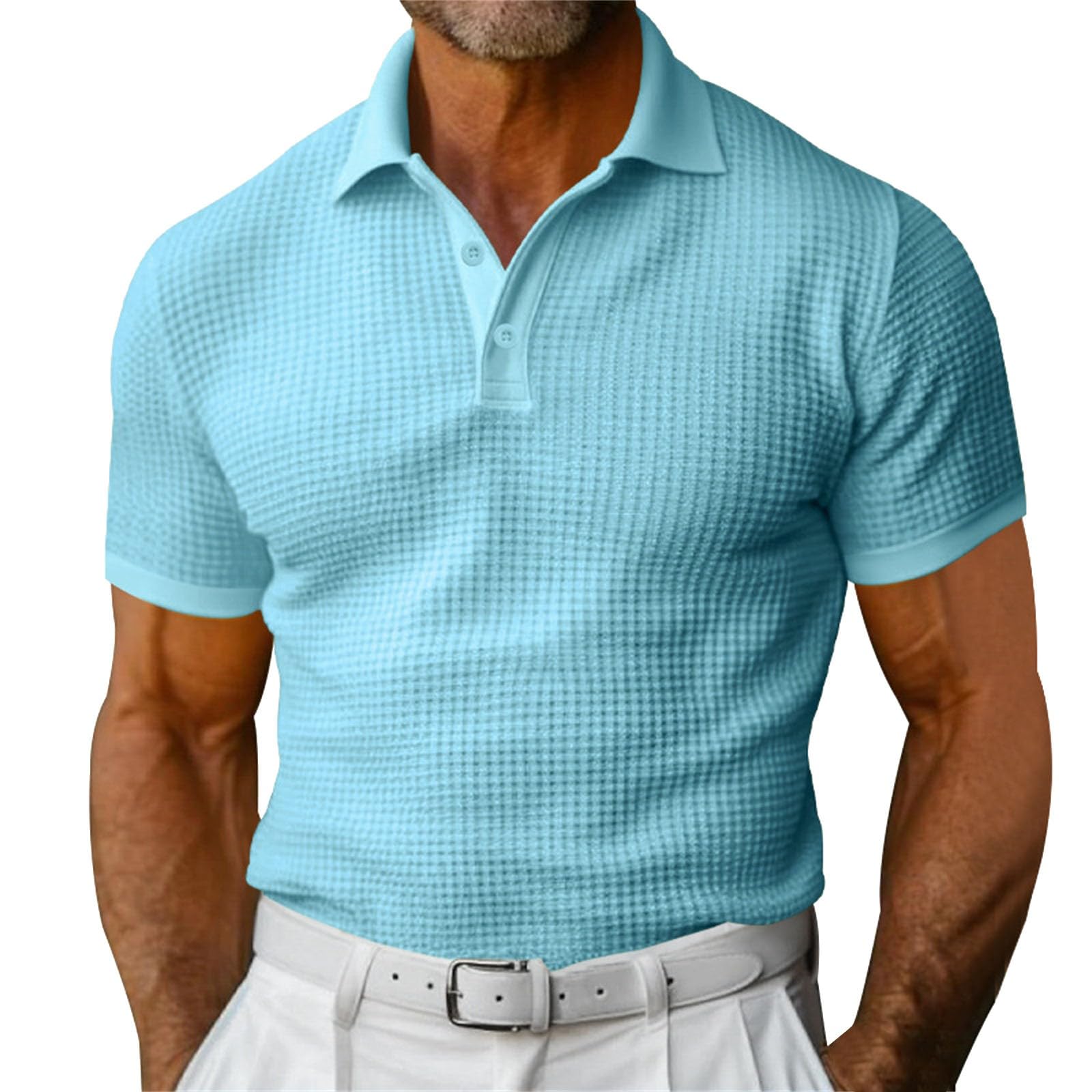 Men’s Slim Fit Short Sleeve Cotton Summer Shirt