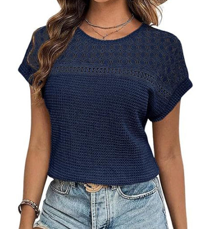 Women's Hollow Breathable T-shirt