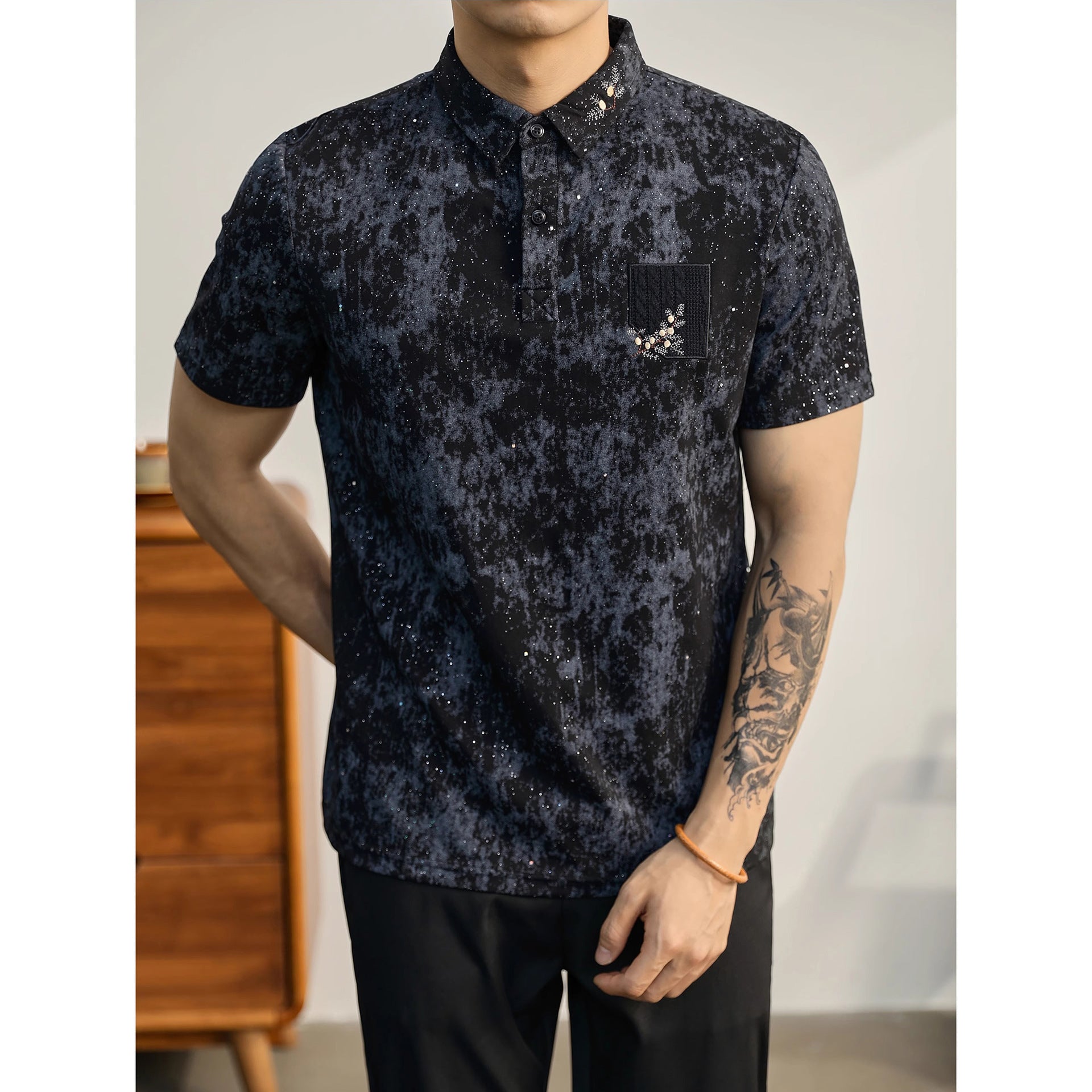 Ice Silk Business Casual T-Shirt