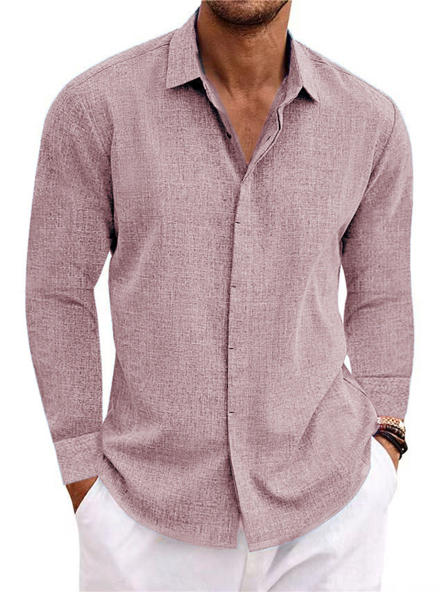 Men's Retro Long Sleeve Shirt