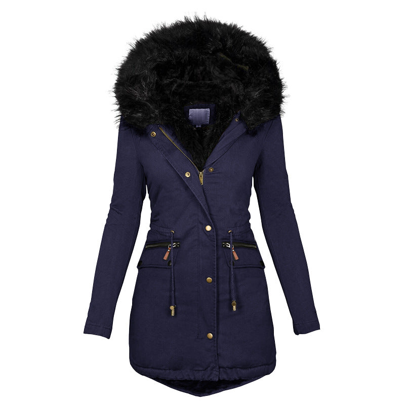 Women's Winter Hooded Parka Coat