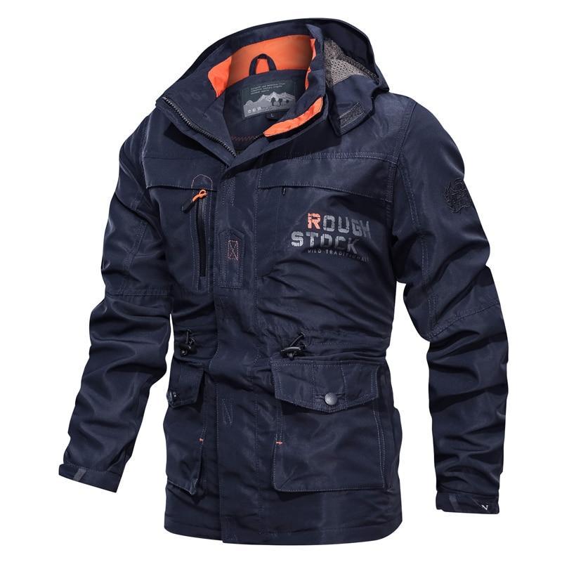Men's Long Hooded Jacket | Plus Size Outdoor Casual Coat