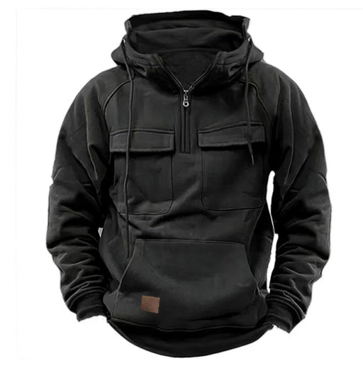 Men Fleece Sweatshirt with Pockets