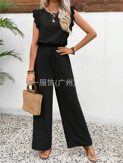 Women's Sleeveless Vest & Trousers Set | European & American Style