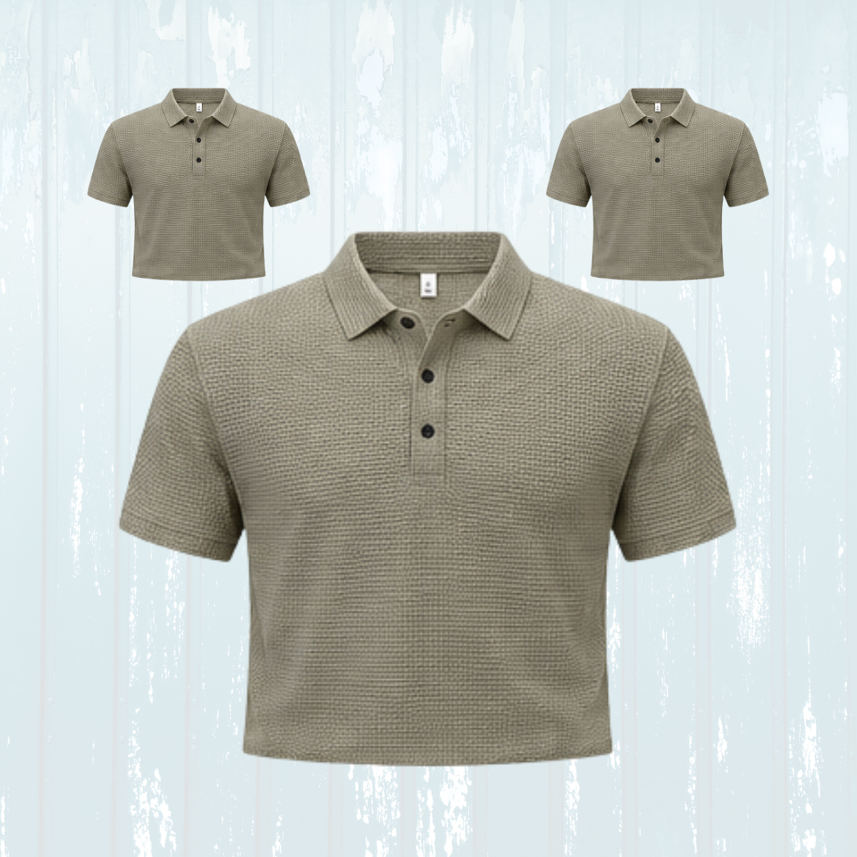 Men's Business Casual Polo Shirt – Lapel Collar Short Sleeve