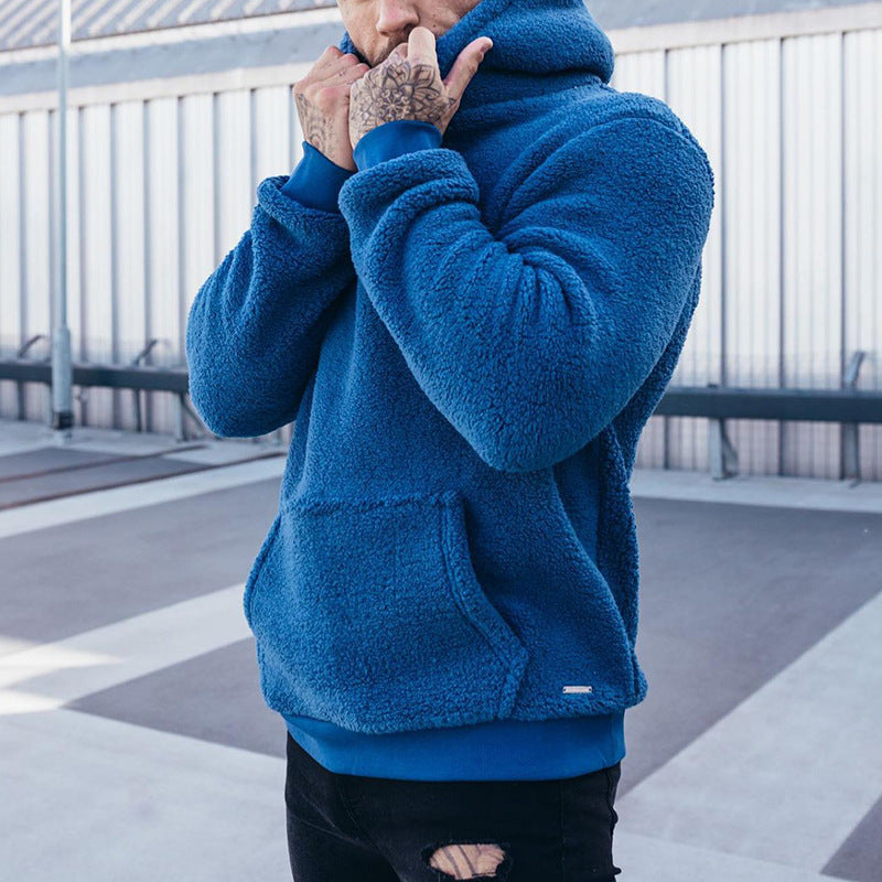 Men’s Plush Hoodie Pullover